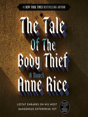 cover image of The Tale of the Body Thief